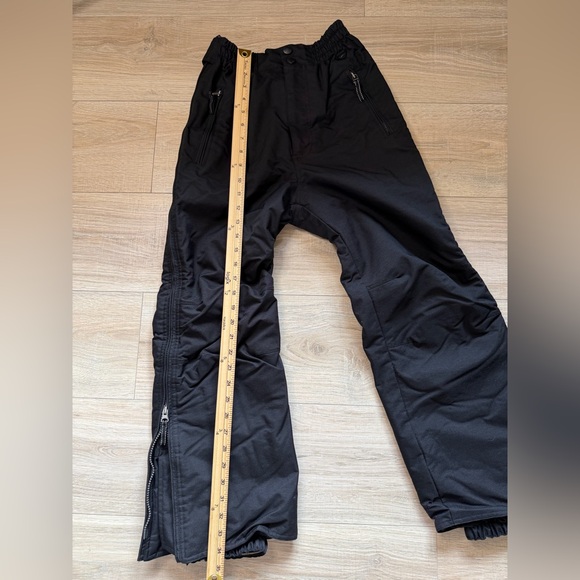 Coltech Boys Black Insulated Snow Ski Pants 3M Thinsulate Youth Size 10 - Picture 12 of 13
